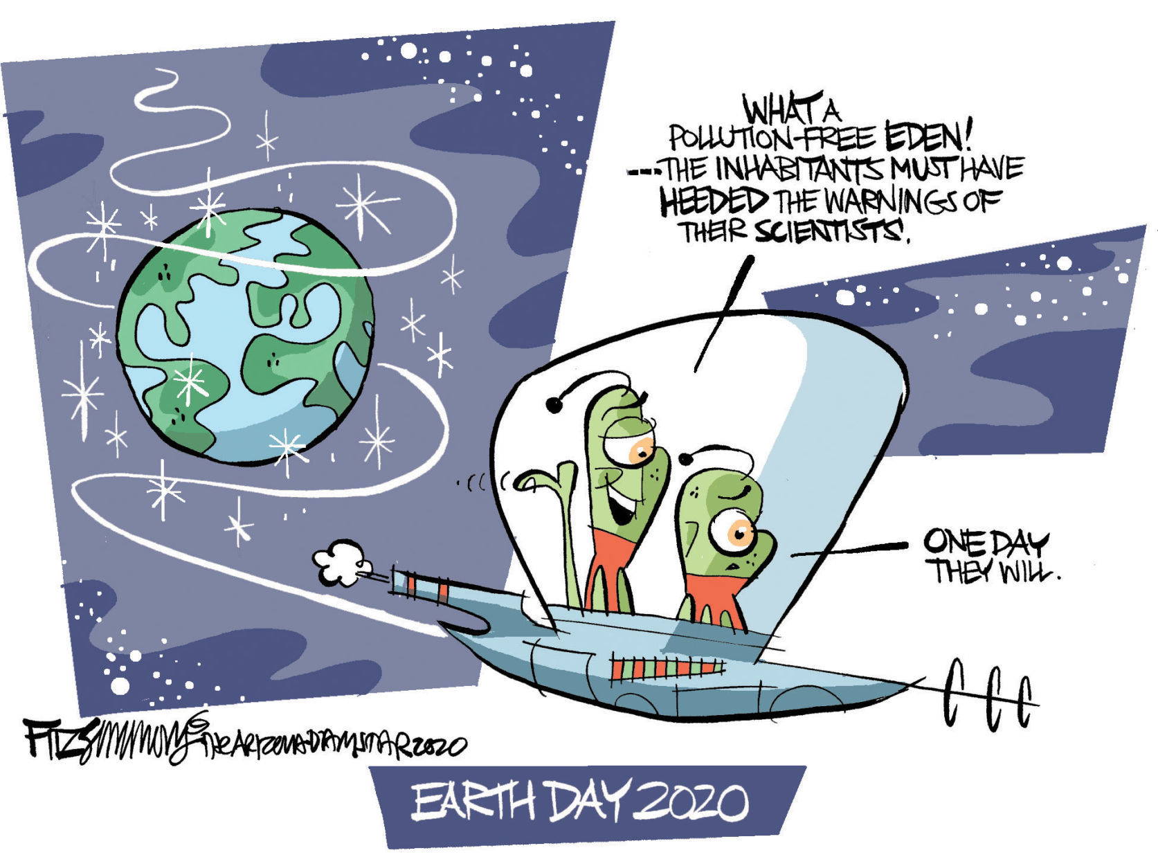 Daily Fitz Cartoon: Earth Day